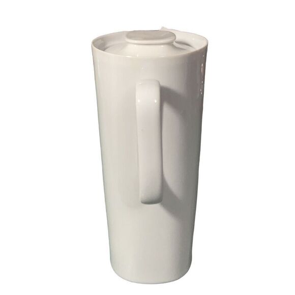 Block Langenthal Switzerland Transition White Vtg 1972 Coffee Pot and Lid 5 cup - Picture 3 of 7